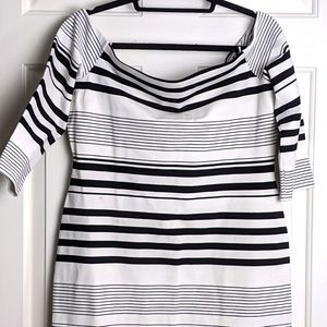 Off shoulder fitted dress